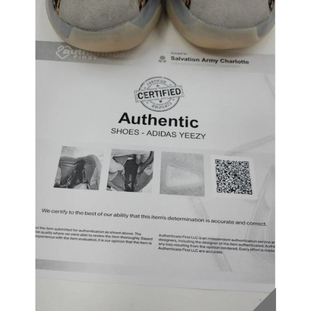ADIDAS YEEZY QNTM Amber Tint GX1331 Mens Basketball Sneakers Size 9.5 Like New - Picture 13 of 14